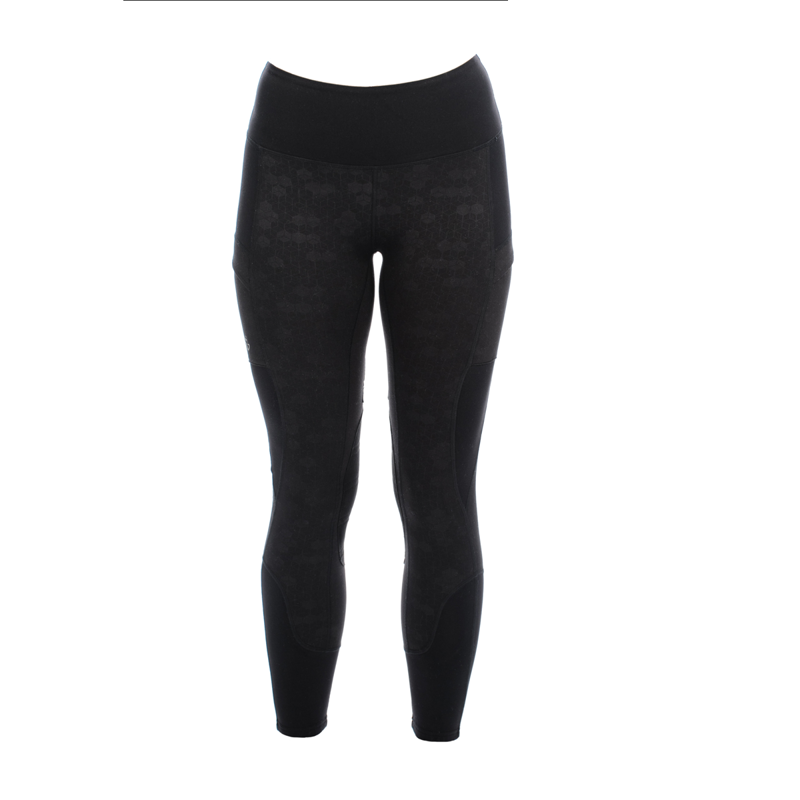 Horseware Winter Riding Tights - Hexagon Print-1